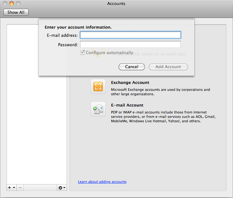 configure gmail to outlook for mac